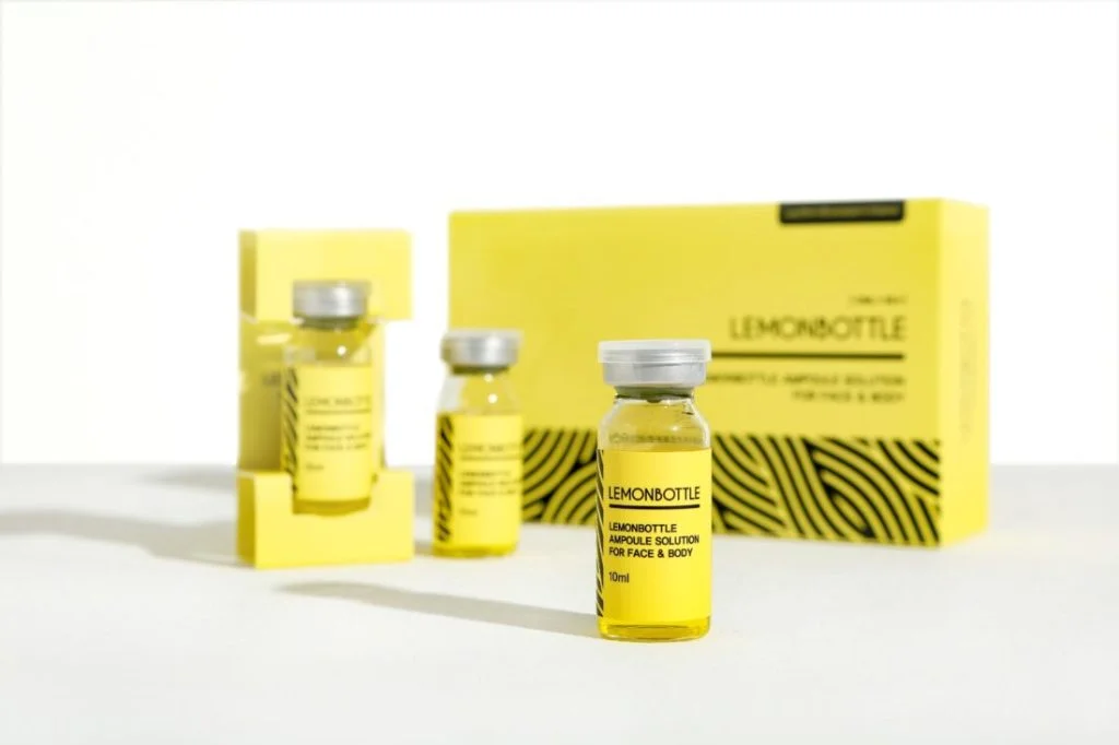 Lemon Bottle solution for fat dissolving treatment
