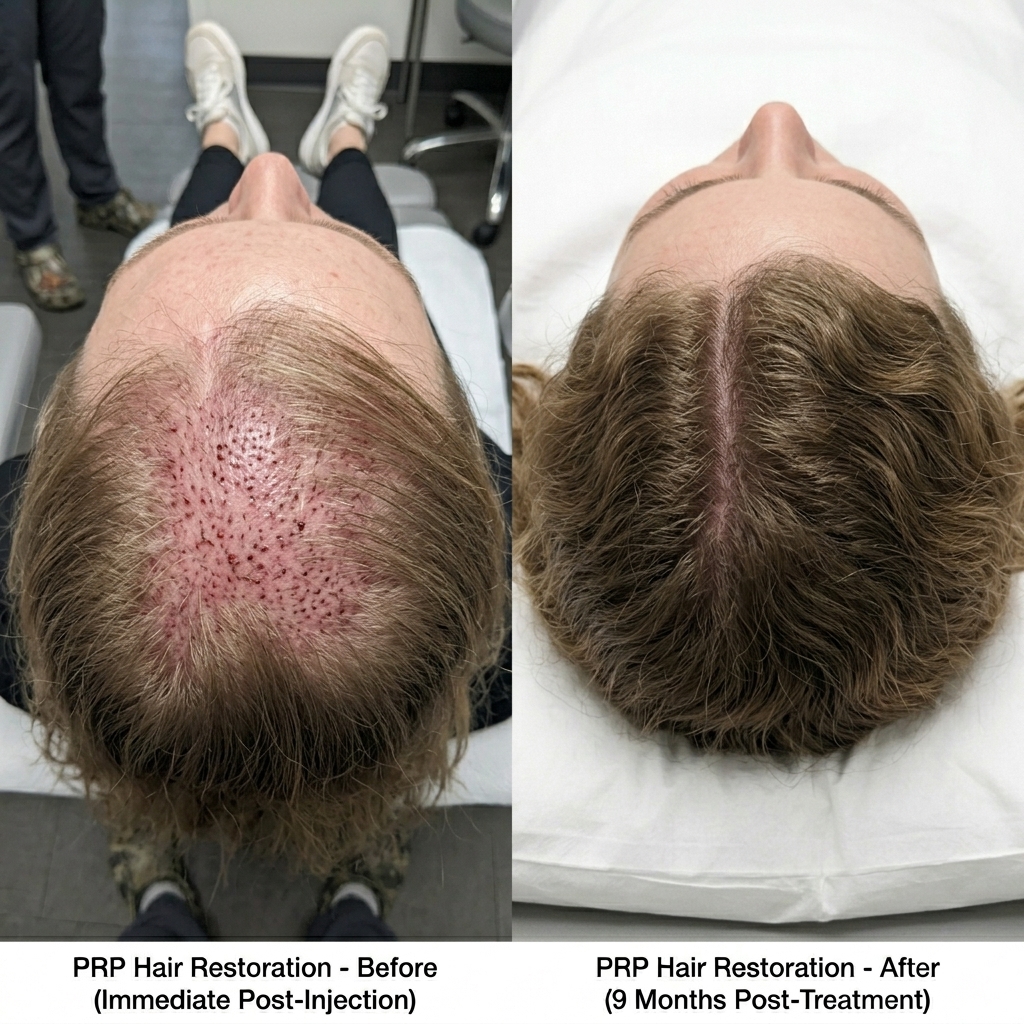 PRP IPRF hair treatment procedure