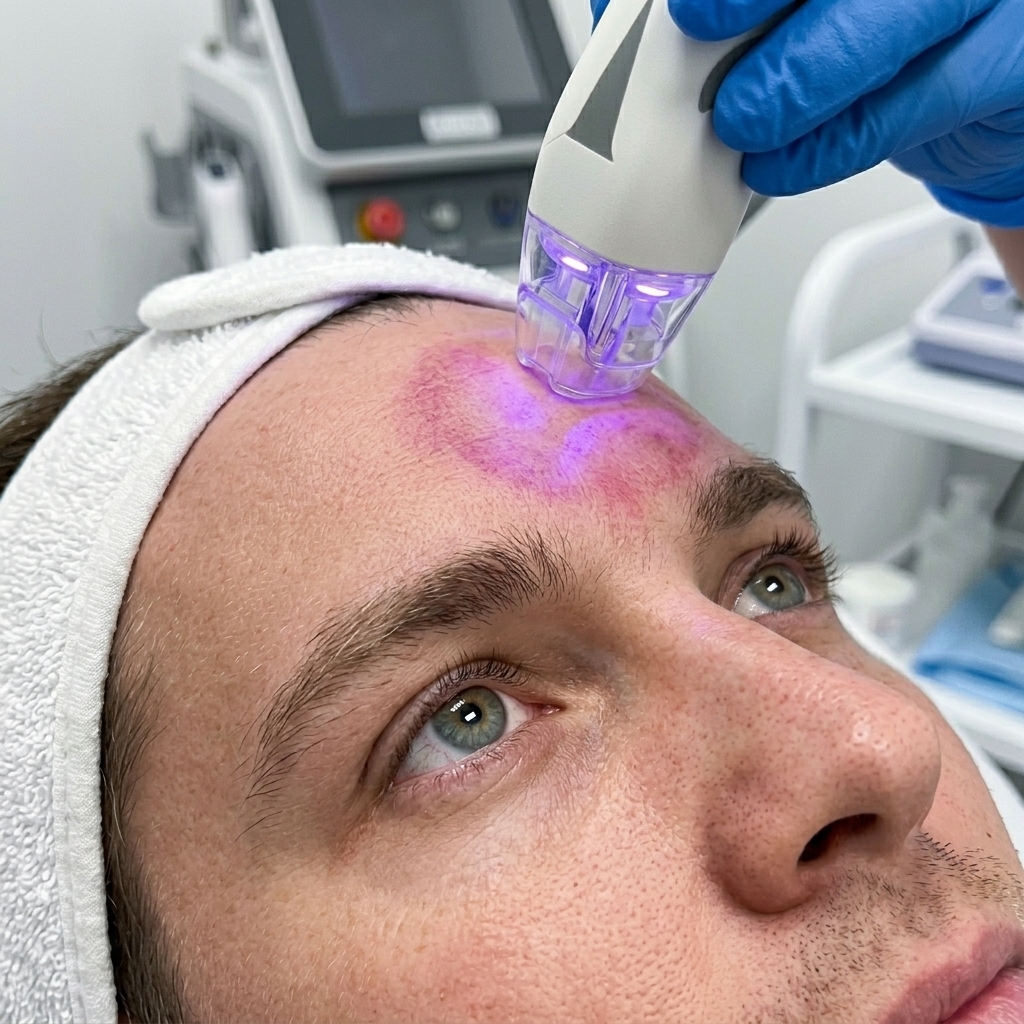 Microneedling RF treatment at Shujo Aesthetics