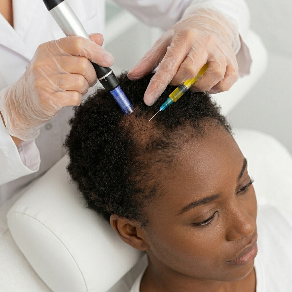 Mesotherapy hair regeneration treatment