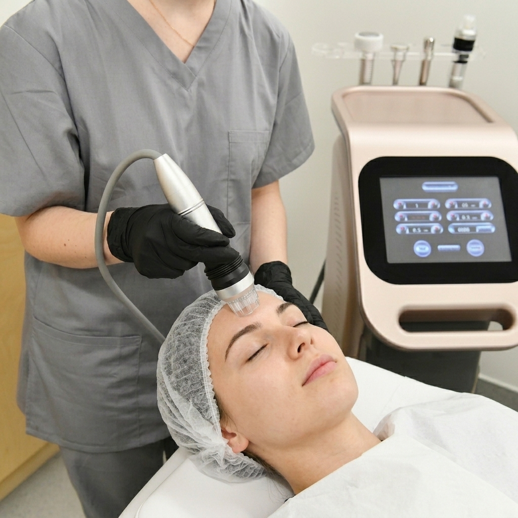 Microneedling collagen induction therapy at Shujo Aesthetics